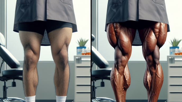 Die Wirkung von Oxandrolon auf die Beinmuskulatur