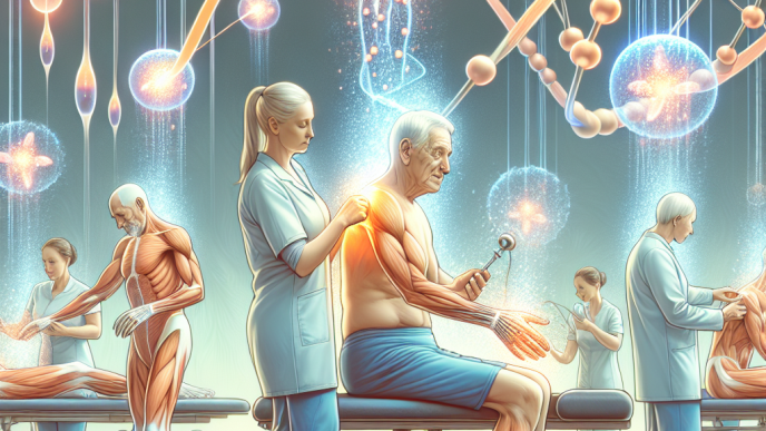 Therapie von Muskelschwäche bei Älteren: Wie Peptide helfen können