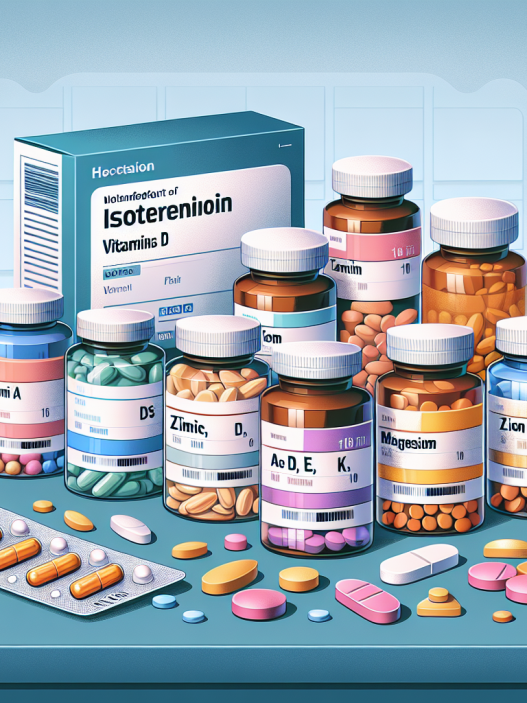 Unterstützende Vitamine und Mineralstoffe bei der Einnahme von Isotretinoin