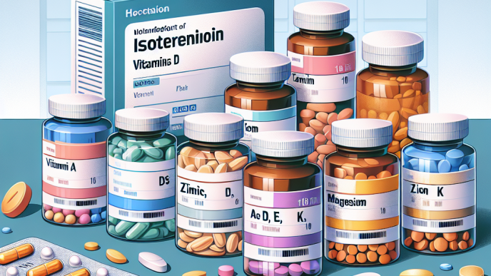 Unterstützende Vitamine und Mineralstoffe bei der Einnahme von Isotretinoin