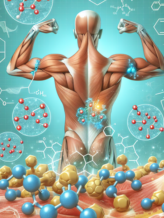 Unterstützung bei der Behandlung von Muskelschmerzen durch Peptide