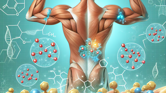 Unterstützung bei der Behandlung von Muskelschmerzen durch Peptide