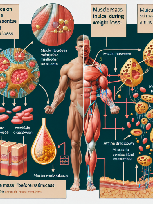 Einfluss auf Muskelproteinsynthese: Muskelmasse unter Gewichtsverlust