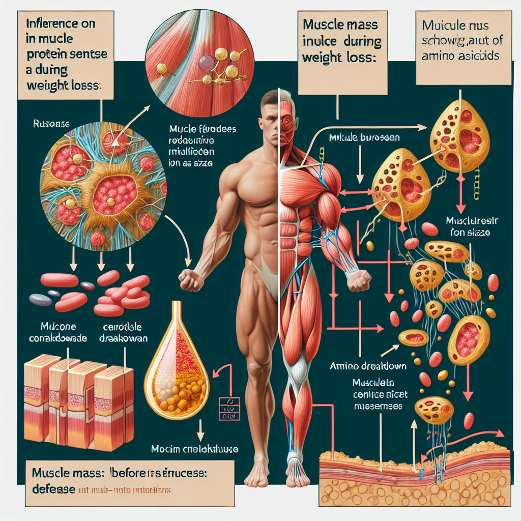 Einfluss auf Muskelproteinsynthese: Muskelmasse unter Gewichtsverlust